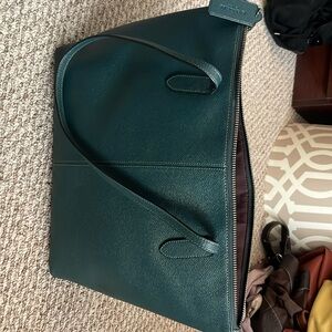 Dark Green coach bag no marks or blemishes